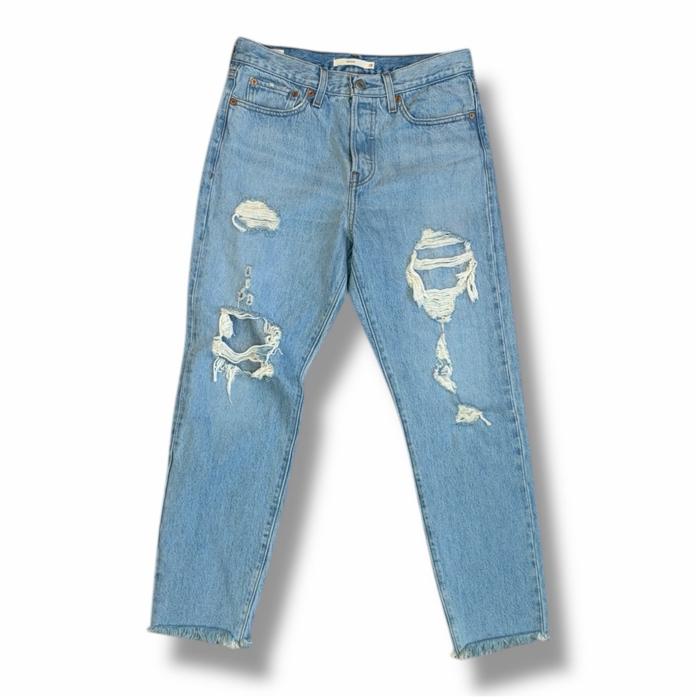 Levi's Wedgie Fit Jeans Collateral Damage High Rise Straight 28